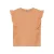 Daily7 T-shirt met textuur oranje