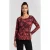 White Stuff Wendy Ls Tee Plum Print
