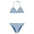 WE Fashion triangel bikini gestreept blauw/wit