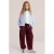 WE Fashion ballon joggingbroek – donkerrood