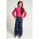 LOOXS little Little denim heart jeans met hartjes – mediumblauw