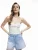 Koton Top  lichtblauw / groen / wit