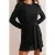 Boden Crochet Knit Dress Black
