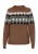 usha FESTIVAL Trui  beige / crème / sepia / zwart / wit