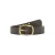 MANGO TEEN leren riem met eyelets – taupe