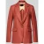 Marc Cain slim fit blazer van mix van viscose en elastaan met klepzakken