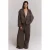 Refined Department wide leg broek – donkerbruin