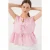 Gestreepte Textuur Blouse met Strik