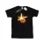 Disney Heren Cars Bliksem McQueen Burst T-Shirt (Zwart)