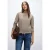 Street One Dames Sweater met geribd detail in Beige