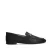Sacha leren loafers met chain zwart