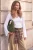 TRENDYOLMİLLA Dames Ecru Effen Driekwart mouw Getailleerd Blouses