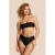 Shiwi voorgevormde bandeau bikini Lola zwart