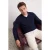 TRENDYOL MAN Heren Donkerblauw Gestructureerd Lang Regular fit Sweatshirts