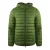 Aquascutum Gewatteerd logo-jack heren Londen (Groen)