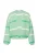 s.Oliver Gebreid vest  grasgroen / lichtgroen / wit