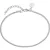 PURELEI Flare Fusskettchen Silver