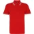 Asquith & Fox Heren Klassiek Fit getipt Poloshirt (Rood/wit)