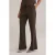 We Fashion Trouser Dark Brown