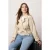 TRENDYOLMİLLA Dames Beige Effen Oversized Grote maten Trenchcoats