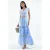 Mouwloze Kant V-Hals Maxi Jurk