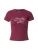 HOLLISTER Shirt  wijnrood / wit