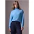 Street One Studio Dames Zacht coltruitje in Blauw