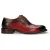 Lorenzo Conti Heren Rode Zwarte Leren Brogue Oxford Laken Schoenen – Ayan-01