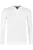 Marvelis Poloshirt lange mouw wit, Effen