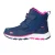 TROLLKIDS Laarzen ‘Hafjell’  donkerblauw / pink / rood