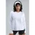 Lange Mouwen Crew Neck Basis Blouse