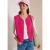 Teddy-vest met softshell-details