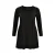 YOEK longsleeve tuniek van travelstof DOLCE zwart