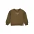LEVV sweater met tekstprint – olijfgroen