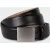 Calvin Klein Logo Plaque Smooth Belt Black/brushed Nickel