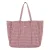 FRNCH geruite shopper Nyoko bordeauxrood