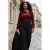 Trendyol Curve Dames Bordeaux Effen Lang Getailleerd Grote maten Blouses