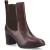 Hush Puppies Camellia Hakken Leer Dames BROWN Hakken Enkellaarzen