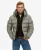 Sports Pufferjas met Capuchon Khaki