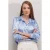 Satin Lange Mouw Knop-Up Shirt