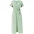 Mela London Dames/Dames Wikkeljurk (Groen)