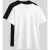 Dames Katoen Elastaan Crew Neck T-Shirt