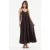 V-hals Midi Slip Jurk