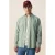 Sissy-Boy regular casual overhemd met krijtstreep groen