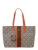 19V69 ITALIA Shopper ‘Rialta’  donkerbeige / bruin / oranje