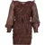 AllSaints Pria Viola Dress Conker Brown