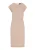 DreiMaster Klassik Jurk ‘Classic Look’  taupe