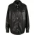 Urban Classics Dames/Dames Overhemd van Kunstleer (Zwart)