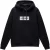 Napapijri Heren-hoodie van katoen met boxlogo en losse pasvorm (Zwart)