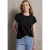Shirt met schouderdetail